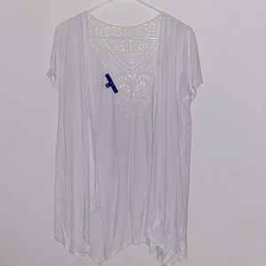 🌸 Short Sleeve Lace Cardigan/ Shawl